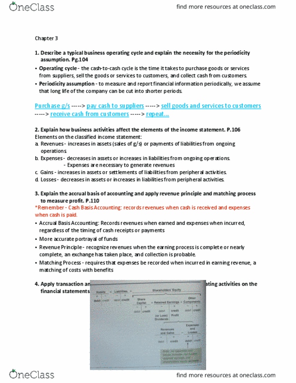 AFM121 Chapter Notes - Chapter 3: Accrual, Financial Statement, Income Statement thumbnail