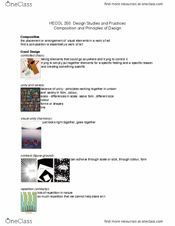 HECOL250 Lecture Notes - Lecture 6: Kazimir Malevich, Suprematism, Golden Ratio thumbnail