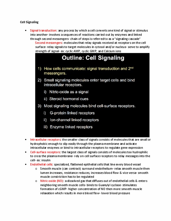 BIOL 142 Lecture 3: Cell Signaling thumbnail