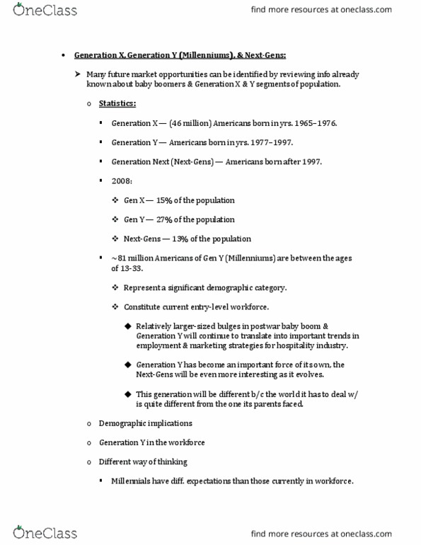 MGT 306 Lecture Notes - Lecture 18: Millennials thumbnail