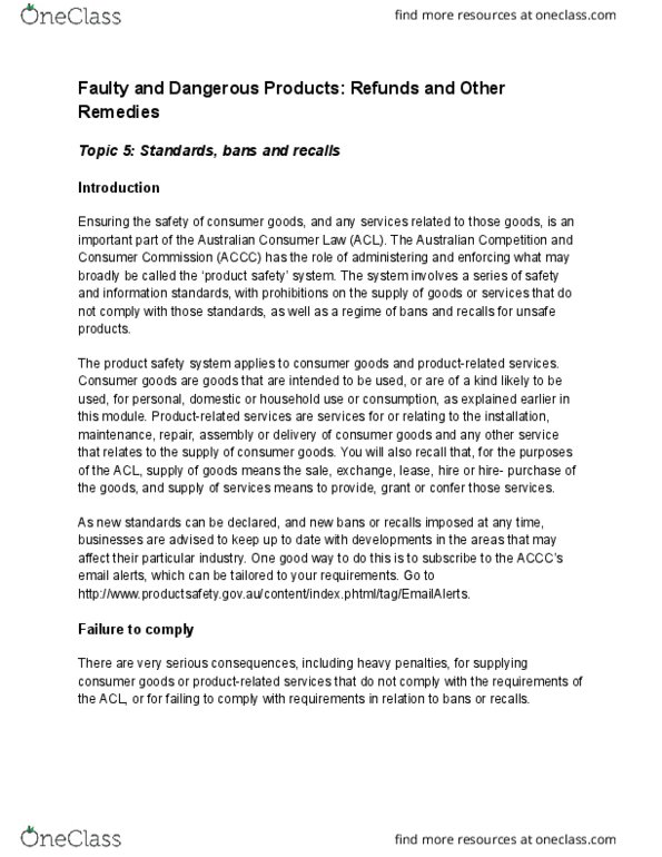 200909 Lecture 9: Advertising and Sales Consumers law: Standards,ban,recalls thumbnail