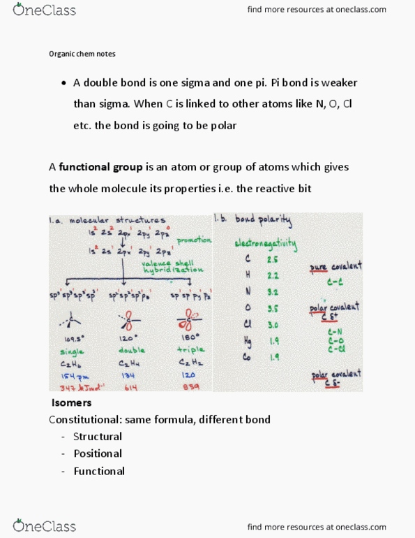 CHM120H5 Lecture Notes - Lecture 2: Pi Bond thumbnail
