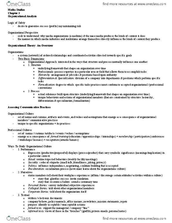 MDSA01H3 Chapter Notes - Chapter 03: Dateline Nbc, Soft Media, Nbc Nightly News thumbnail