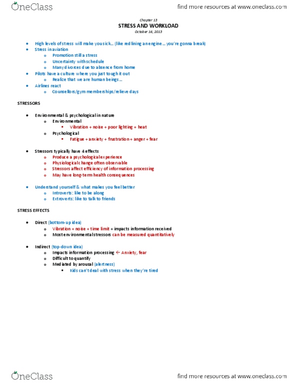 Management and Organizational Studies 3305A/B Lecture Notes - Slow-Wave Sleep, Circadian Rhythm, Sleep Debt thumbnail