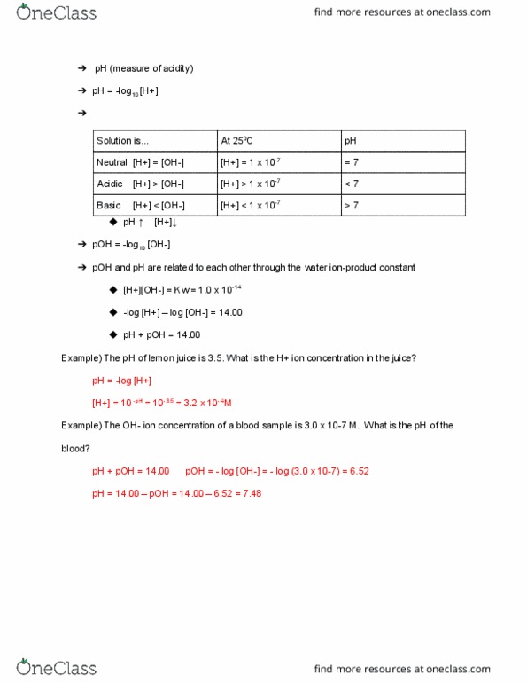 CHEM 1C Lecture Notes - Lecture 11: Nitric Acid, Equilibrium Constant, Barium Hydroxide thumbnail