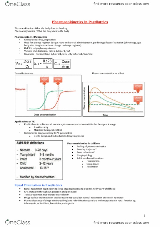 PHAR4811 Lecture Notes - Lecture 2: Renal Function, Carboplatin, Ceftazidime thumbnail