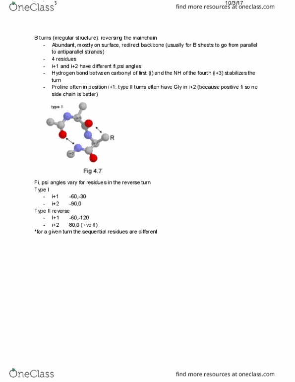 BCMB20002 Lecture Notes - Lecture 6: Hydrogen Bond, Ionic Bonding, Pancreatic Ribonuclease thumbnail