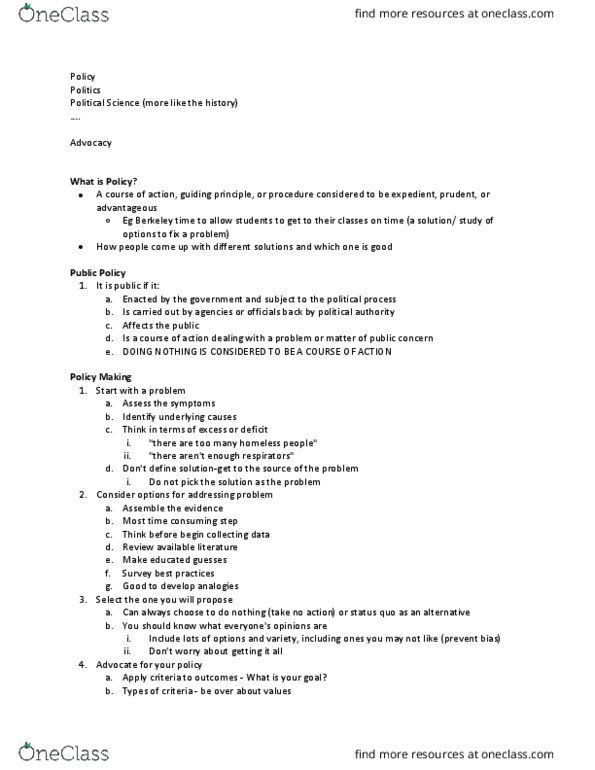 PB HLTH 150D Lecture Notes - Lecture 6: Centralized Government, Sales Tax, Sin Tax thumbnail