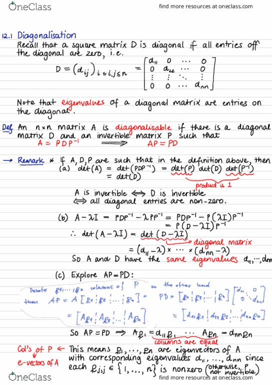 MATH1002 Lecture 12: Diagonalisation, more on applications thumbnail