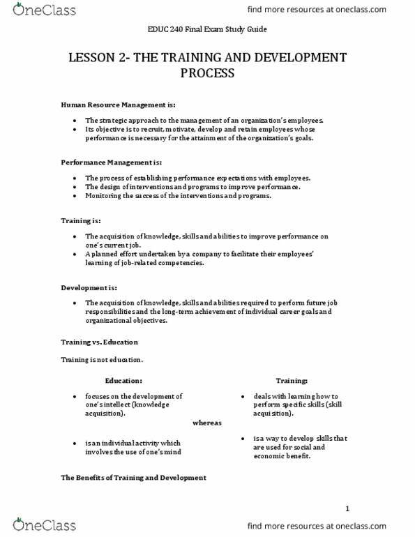 EDUC 240 Lecture Notes - Lecture 1: Systems Theory, Enculturation, Tacit Knowledge thumbnail