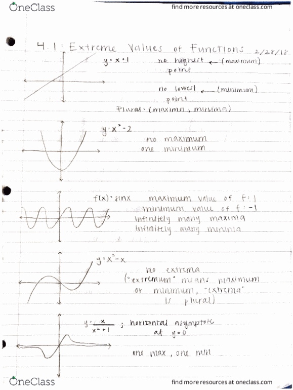 MAT 21A Lecture Notes - Lecture 19: Horse Length, Olx thumbnail