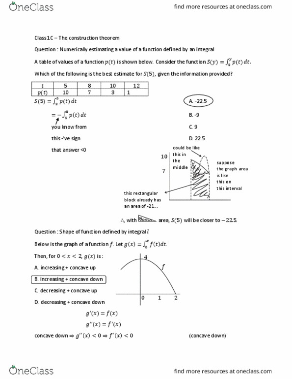 MAT136H1 Chapter 1c: Class 1C - Notes thumbnail