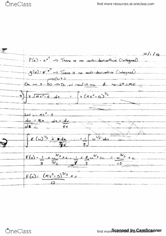 MATH 142 Chapter 7.2: L04, Ch.7.2 - Substitution thumbnail