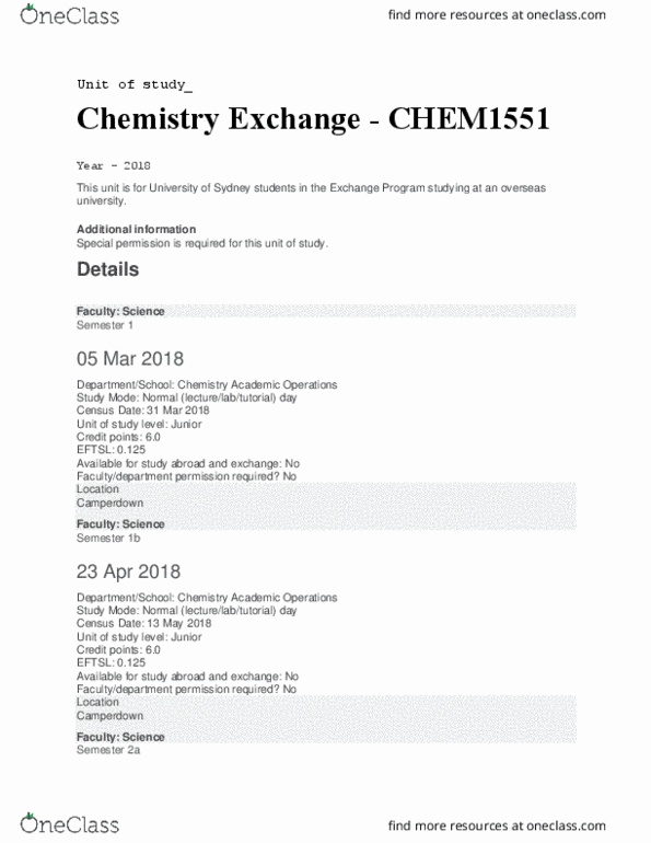 CHEM1551 Lecture 1: CHEM1551 Introduction Notes thumbnail