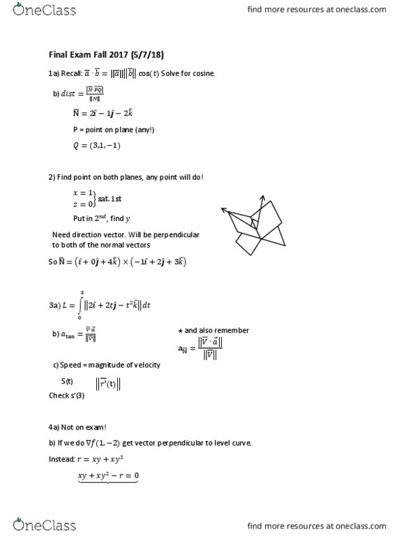 MATH 241 Lecture Notes - Lecture 36: Divergence Theorem, Level Set, Unit Vector thumbnail
