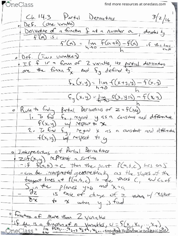 MATH 252 Chapter Notes - Chapter 14.3: Tvp1 thumbnail