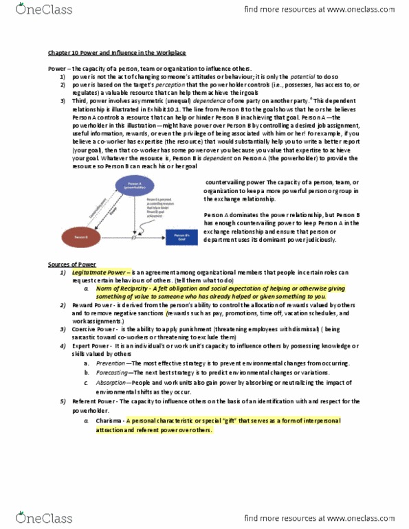 MHR 405 Chapter Notes - Chapter 10: Assertiveness, Structural Holes, Ingratiation thumbnail