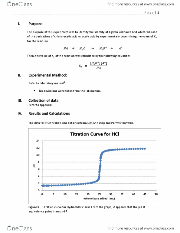 CHM110H5 Lecture Notes - Chemical Equation, Simultaneous Equations, Dichloroacetic Acid thumbnail