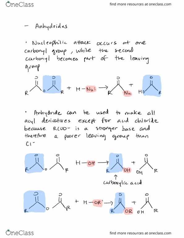 CHEM 342 Chapter Notes - Chapter 22.9-22.10: Nucleophile, Leaving Group, Ammonia thumbnail