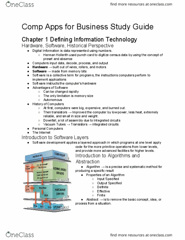 01:198:170 Chapter Notes - Chapter 1-2: Punched Card, Graphical User Interface, Generation Loss thumbnail