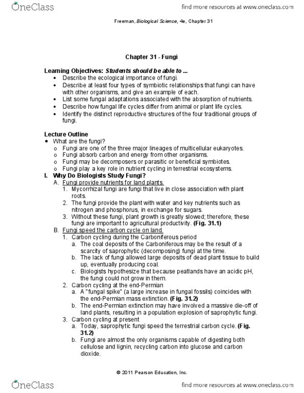 BIO153H5 Chapter Notes -Sporophyte, Conidium, Zygote thumbnail