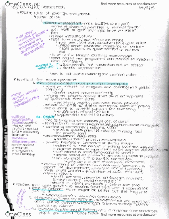 POL SCI 4 Lecture 13: lec notes 4.16 and 4.23 thumbnail