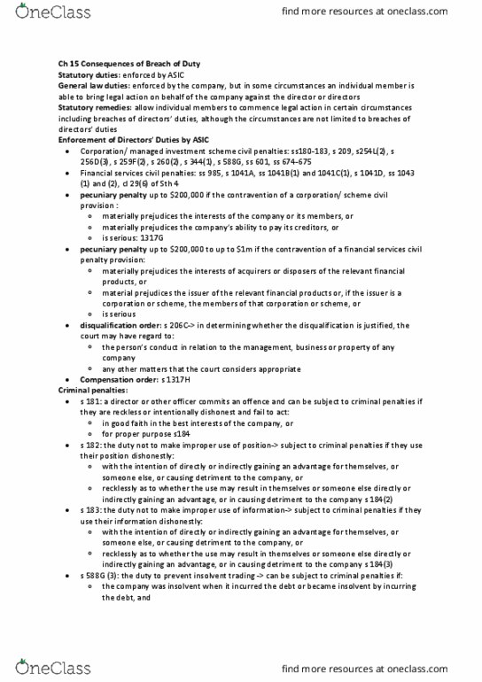 BUSN2101 Chapter Notes - Chapter 15-16: Investment Fund, Fiduciary, Financial Services thumbnail