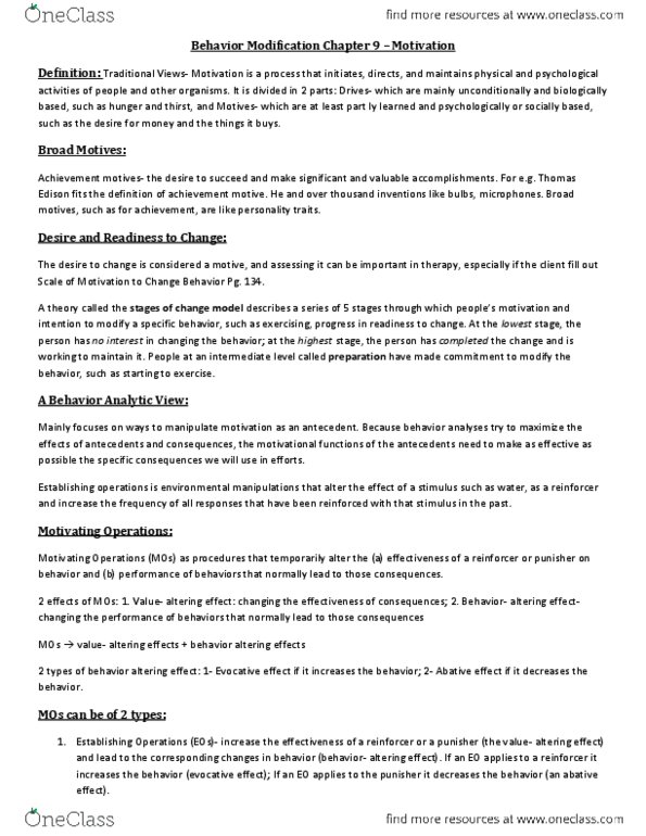 PSY100H1 Chapter Notes - Chapter 9: Varenicline, Methadone, Sleep Deprivation thumbnail