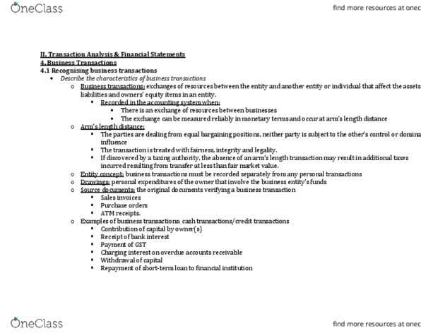 ACCT10001 Lecture Notes - Lecture 2: Financial Statement, Share Capital, Railways Act 1921 thumbnail