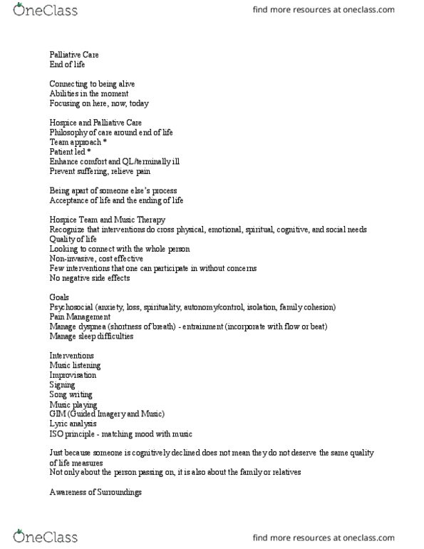 MUSIC 2MT3 Lecture Notes - Lecture 9: Shortness Of Breath thumbnail