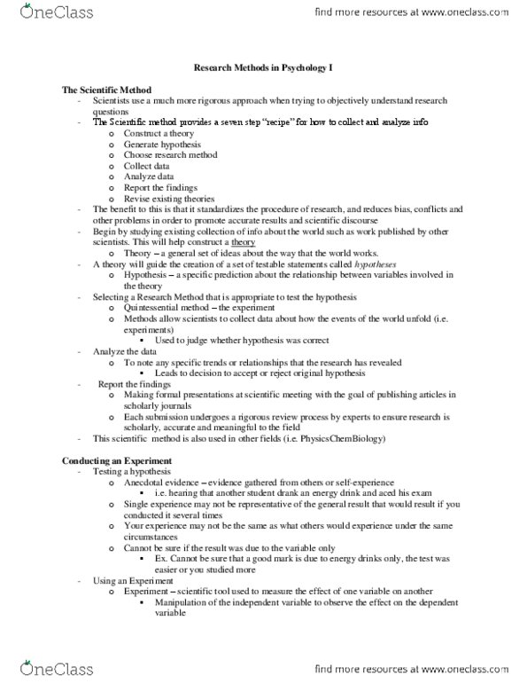 PSYCH 1X03 Lecture Notes - Standard Deviation, Central Tendency, Descriptive Statistics thumbnail