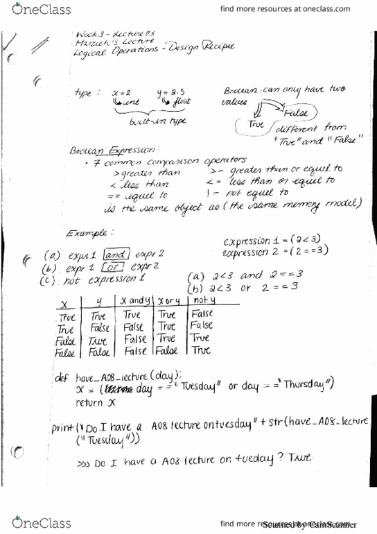 CSCA08H3 Lecture Notes - Lecture 3: Horse Length thumbnail