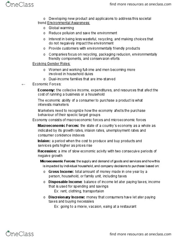 MKT 2210 Lecture Notes - Lecture 3: Personal Information Protection And Electronic Documents Act, Oligopoly, National Do Not Call Registry thumbnail