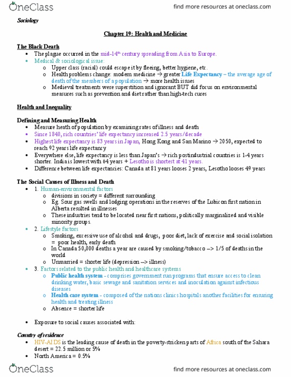 SOCA01H3 Chapter Notes - Chapter 19: Symbolic Interactionism, Neurosis, Posttraumatic Stress Disorder thumbnail