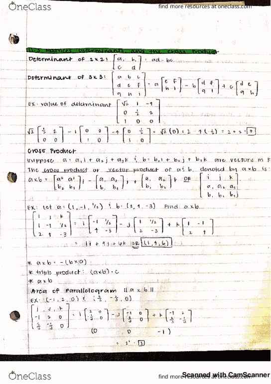MATH 23A Chapter 11: CHAPTER 11 SECTION 3 AND 5 NOTES thumbnail