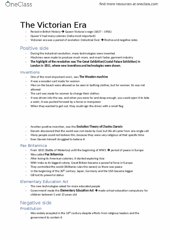 ENG 4339 Lecture Notes - Lecture 2: Pax Britannica, Chiq-Fm, Lares thumbnail