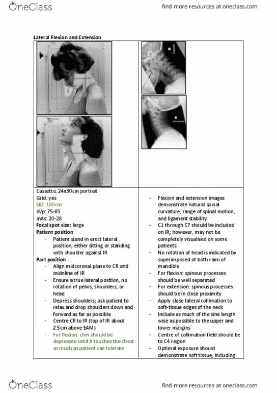 MIRA2004 Lecture Notes - Lecture 5: Intervertebral Foramina, Cervical Vertebrae, Bone Density thumbnail