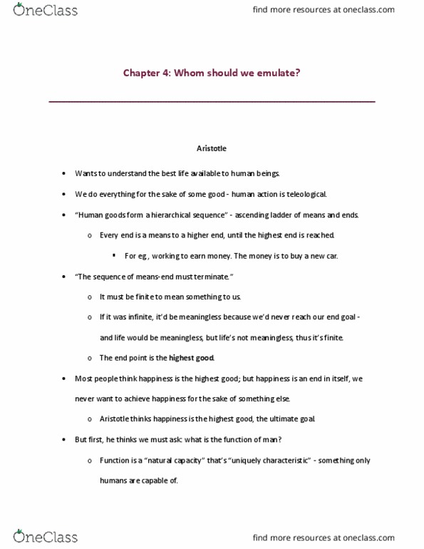 CAS PH 100 Chapter Notes - Chapter 4: Eudaimonia, Intellectual Virtue thumbnail
