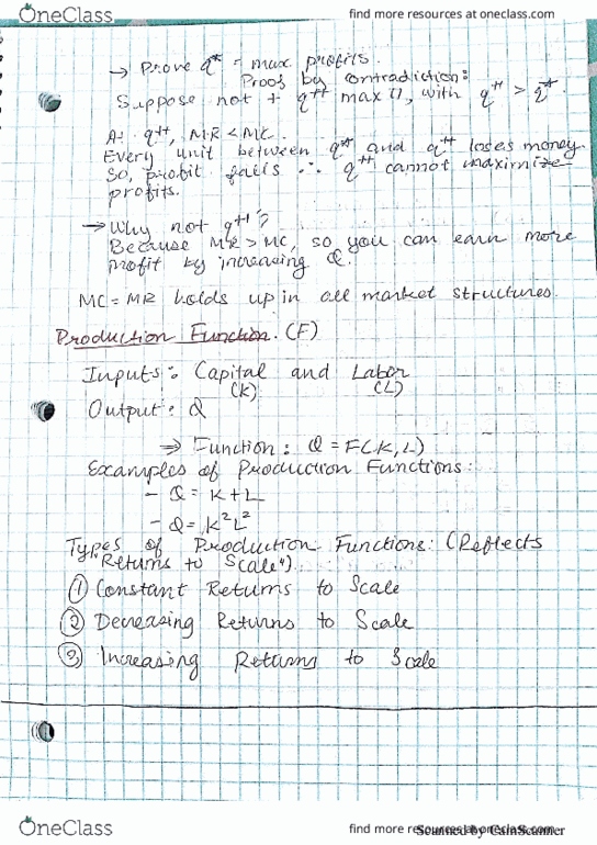 ECON 4700 Lecture 6: Production Functions in relation to Economies of Scale (Math + Intuition) thumbnail