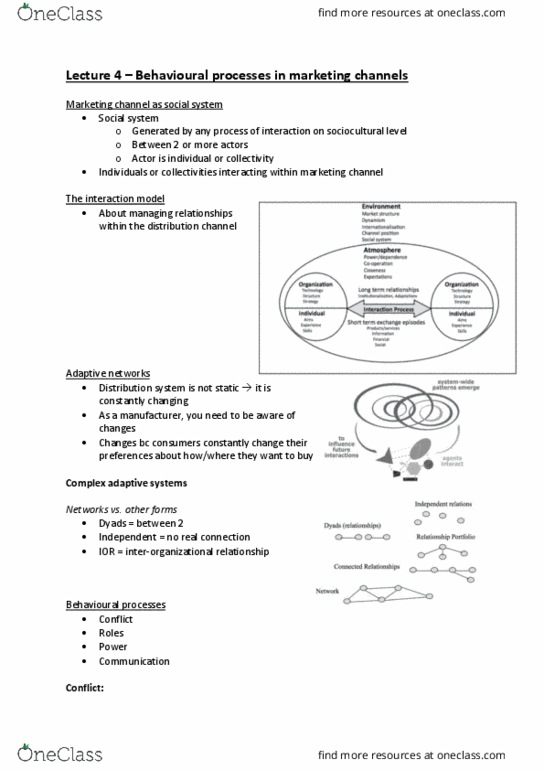 24222 Lecture Notes - Lecture 4: Complex Adaptive System, Throughput, Marketing Channel thumbnail