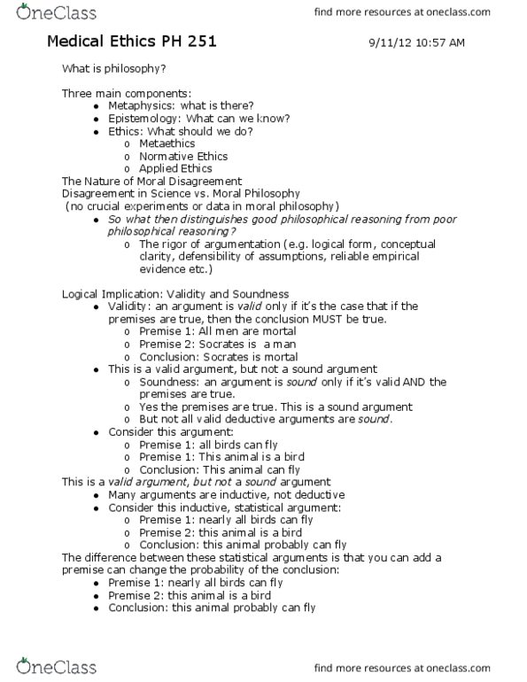 CAS PH 251 Lecture 1: Medical Ethics PH 251, Lecture 1 thumbnail