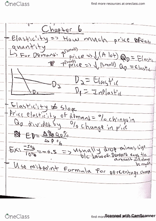 ECON 2106 Lecture 5: Elasticity thumbnail