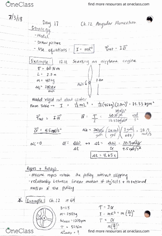 Physics 117A Lecture 17: Lecture 17 thumbnail