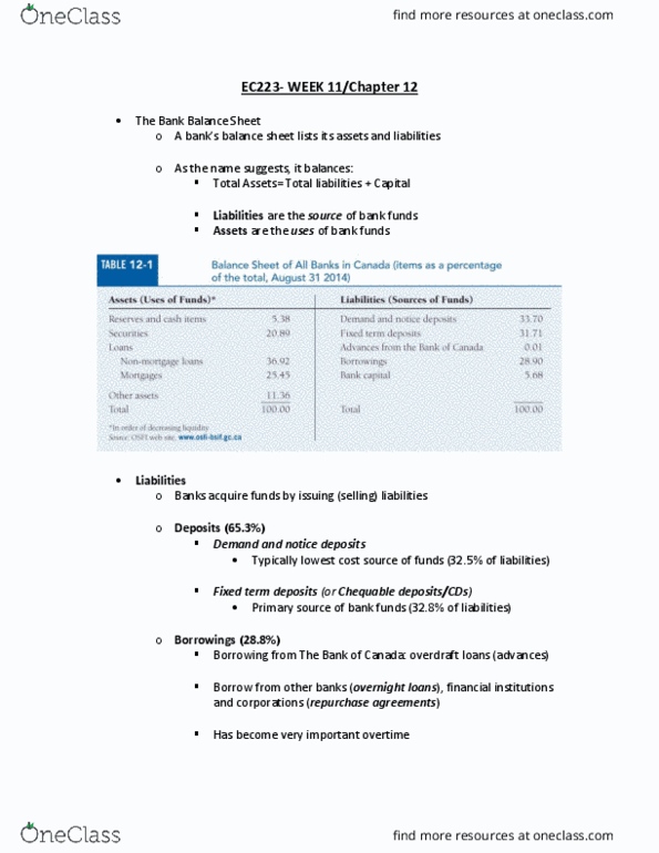 EC223 Chapter Notes - Chapter 12: Credit Risk, Cash Flow, Retained Earnings thumbnail