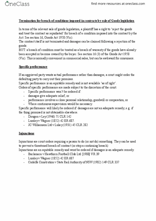 BA 3340 Lecture Notes - Lecture 99: State Rail Authority, All England Law Reports, Standard Form Contract thumbnail