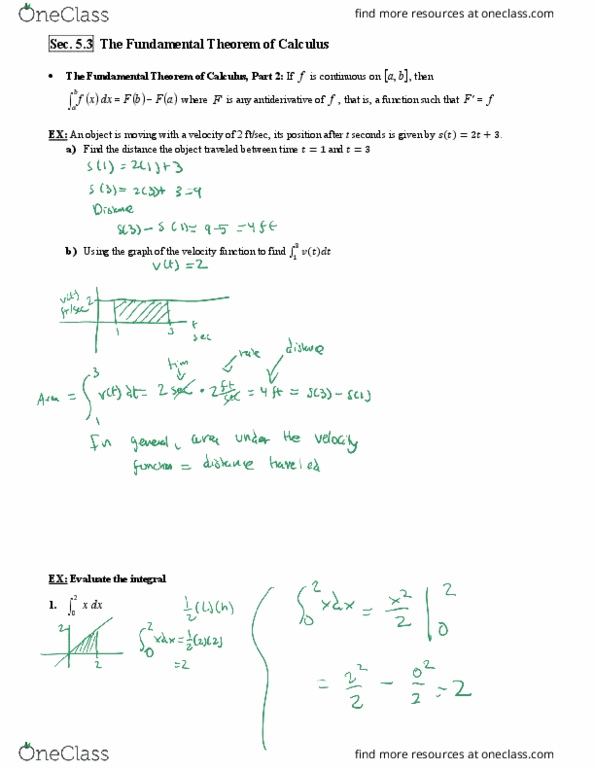 MATH 1225 Lecture Notes - Lecture 6: Antiderivative thumbnail