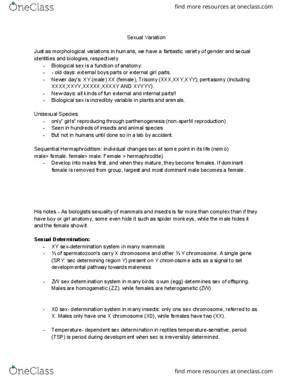 ANT100Y1 Lecture Notes - Lecture 10: Micronutrient, Trisomy, Colistin thumbnail