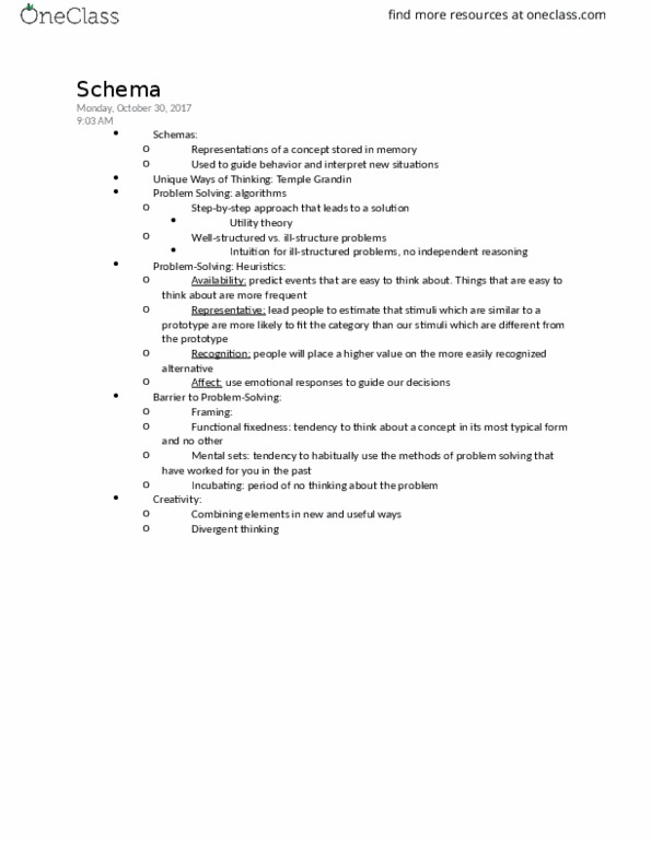 PHYS 1107 Lecture Notes - Lecture 2: Divergent Thinking thumbnail