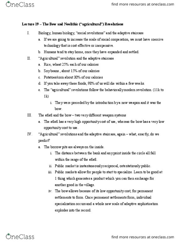 BIO 358 Lecture Notes - Lecture 19: Fertile Crescent, Natufian Culture, Dendrochronology thumbnail