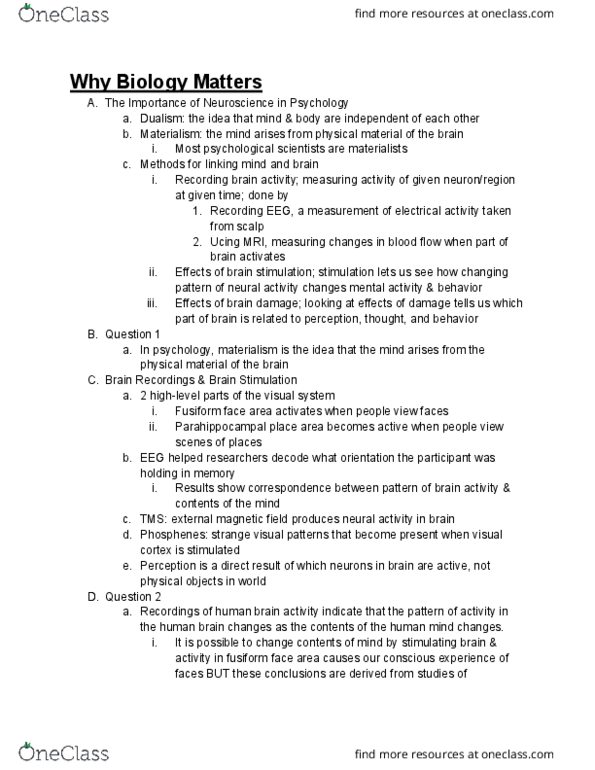 PSC 1 Lecture Notes - Lecture 3: Myelin, Neuroglia, Axon Terminal thumbnail